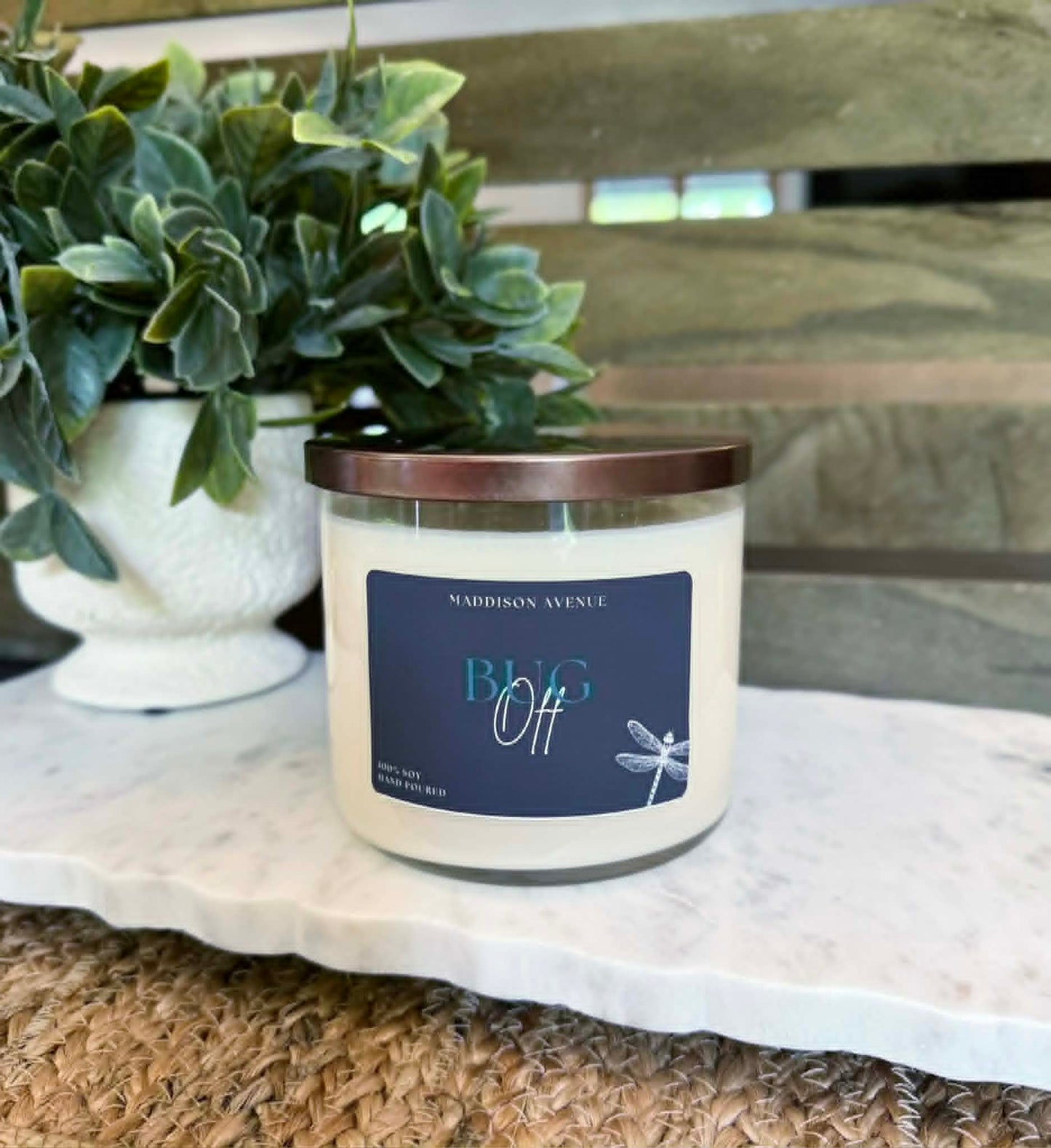 Bug Off Soy Candle | Hand-Poured Outdoor Fresh Candle