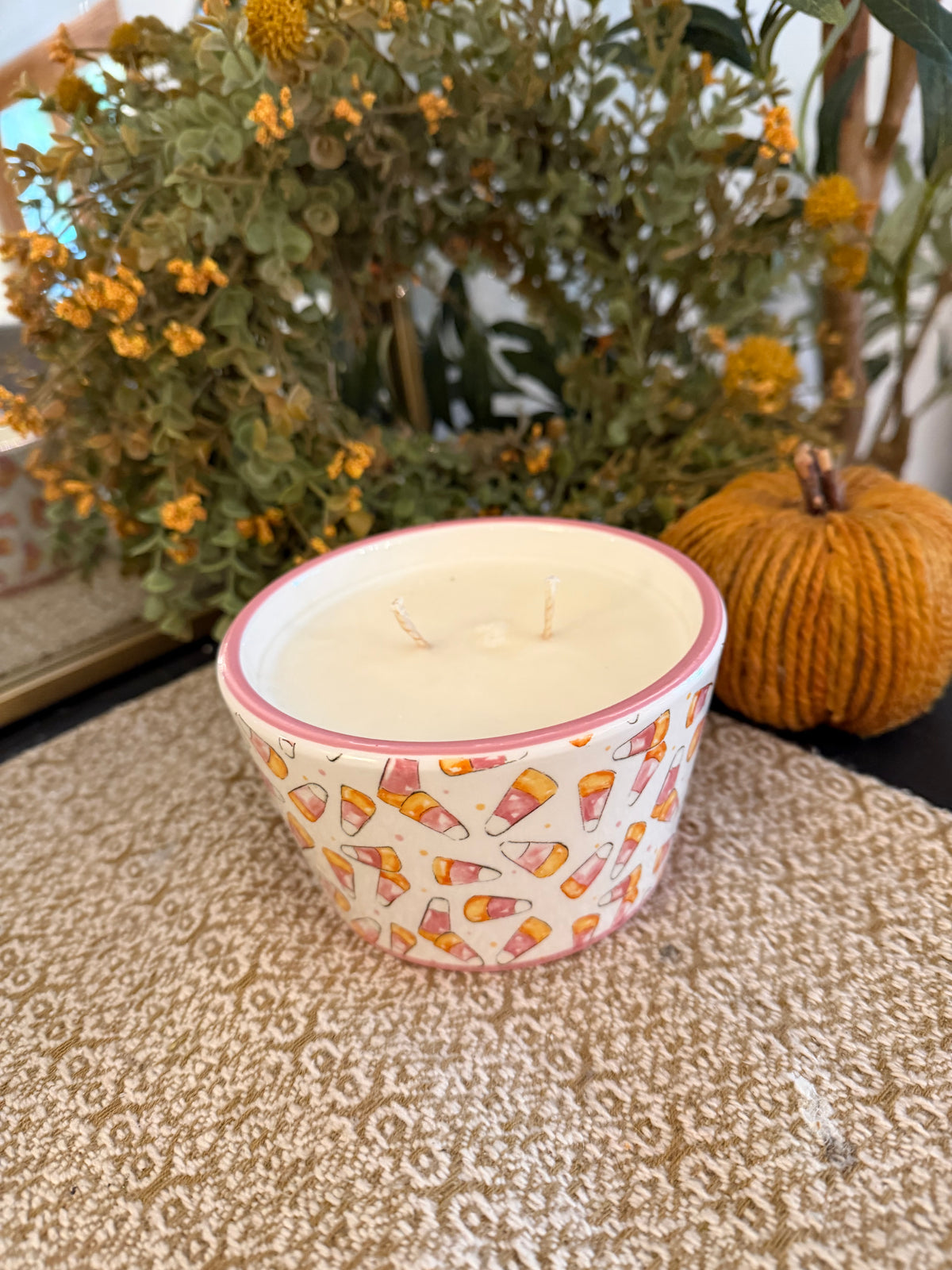 Candy Corn Cutie | Double-Wick Halloween Soy Candle