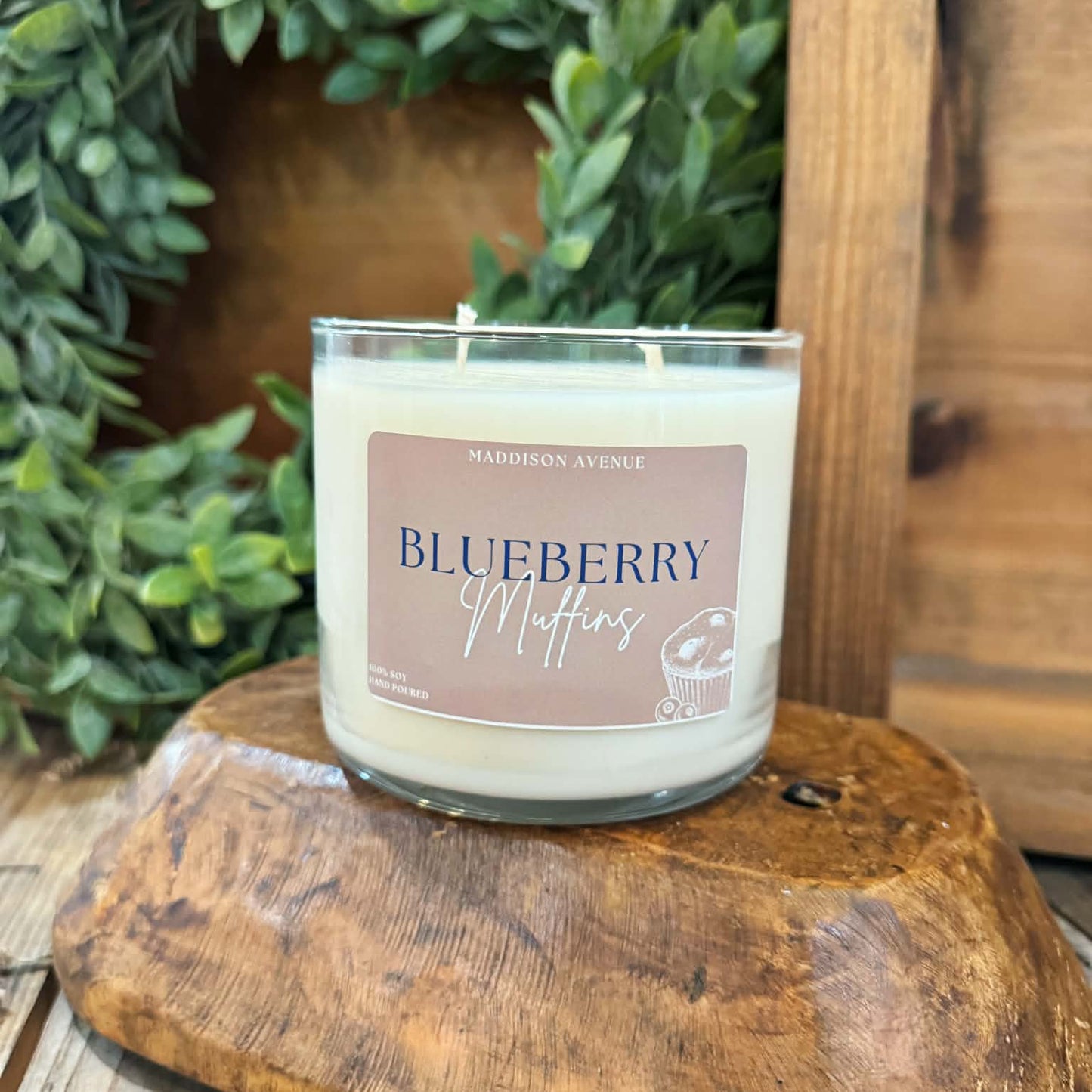 Blueberry Muffins Soy Candle | Hand-Poured Bakery Scented Candle