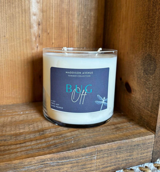 Bug Off Soy Candle | Hand-Poured Outdoor Fresh Candle