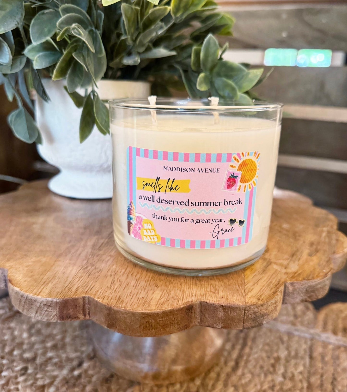 Teacher Appreciation Candle