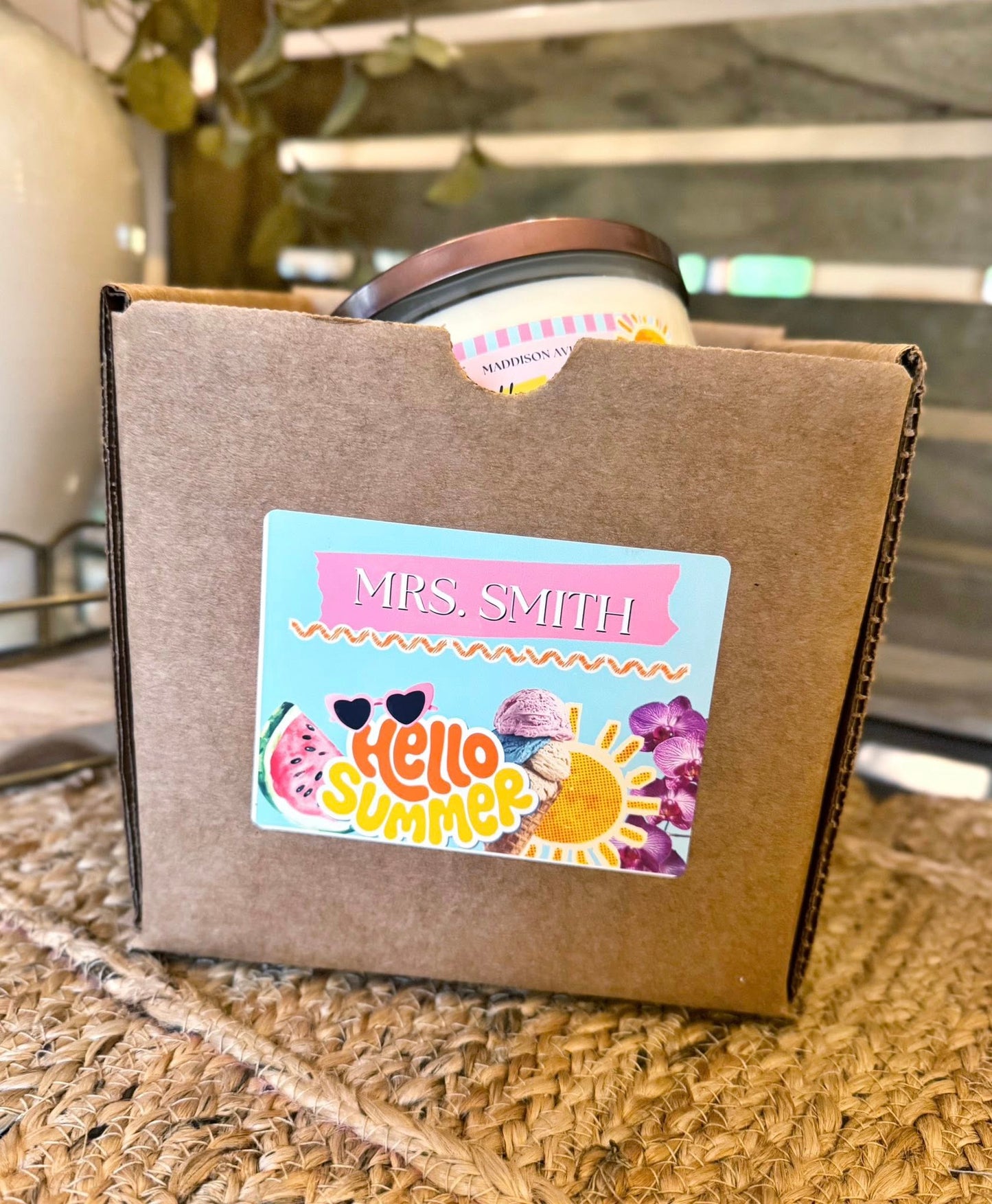 Teacher Appreciation Candle