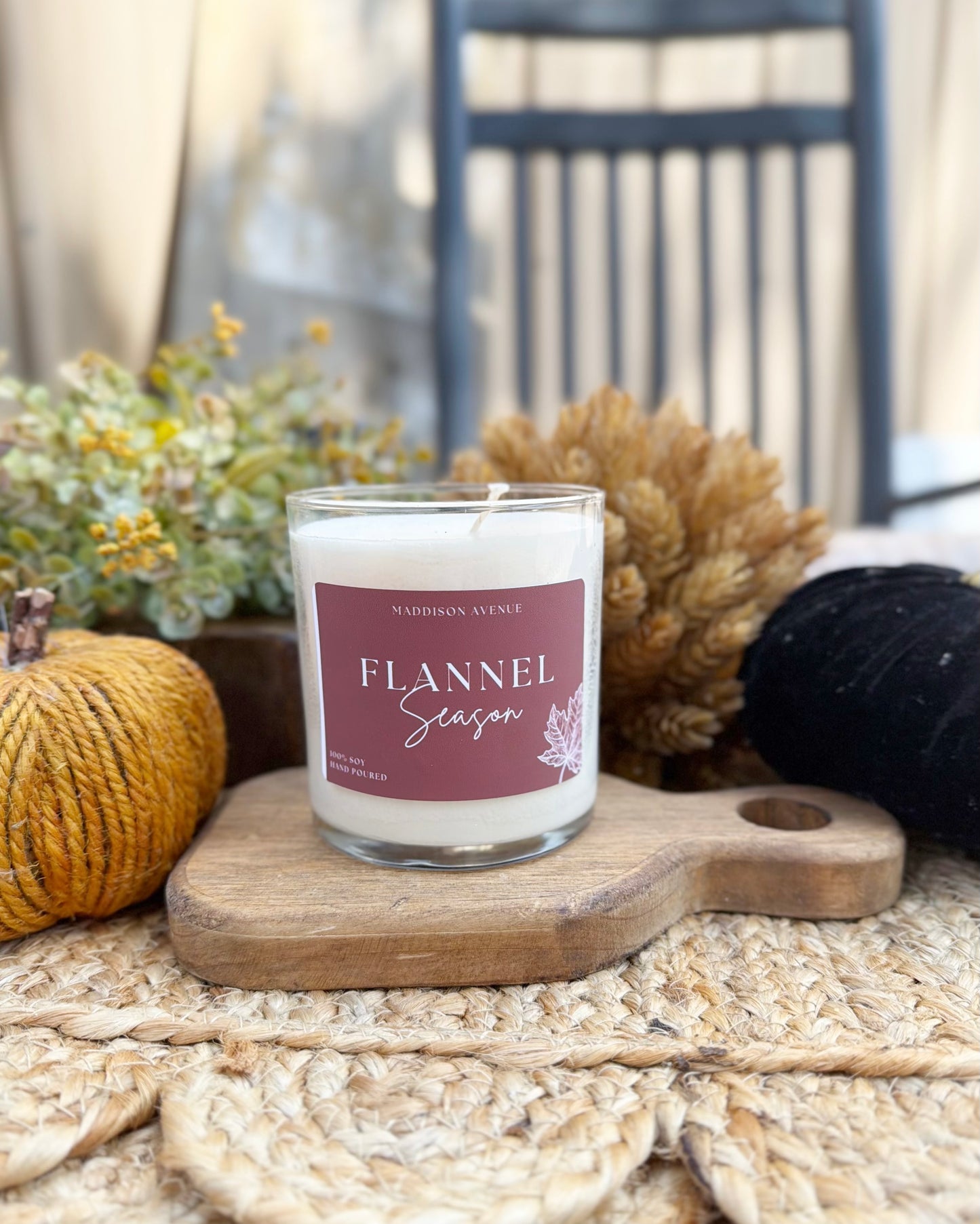Flannel Season Candle | Cashmere, Lavender & Sandalwood Soy Candle