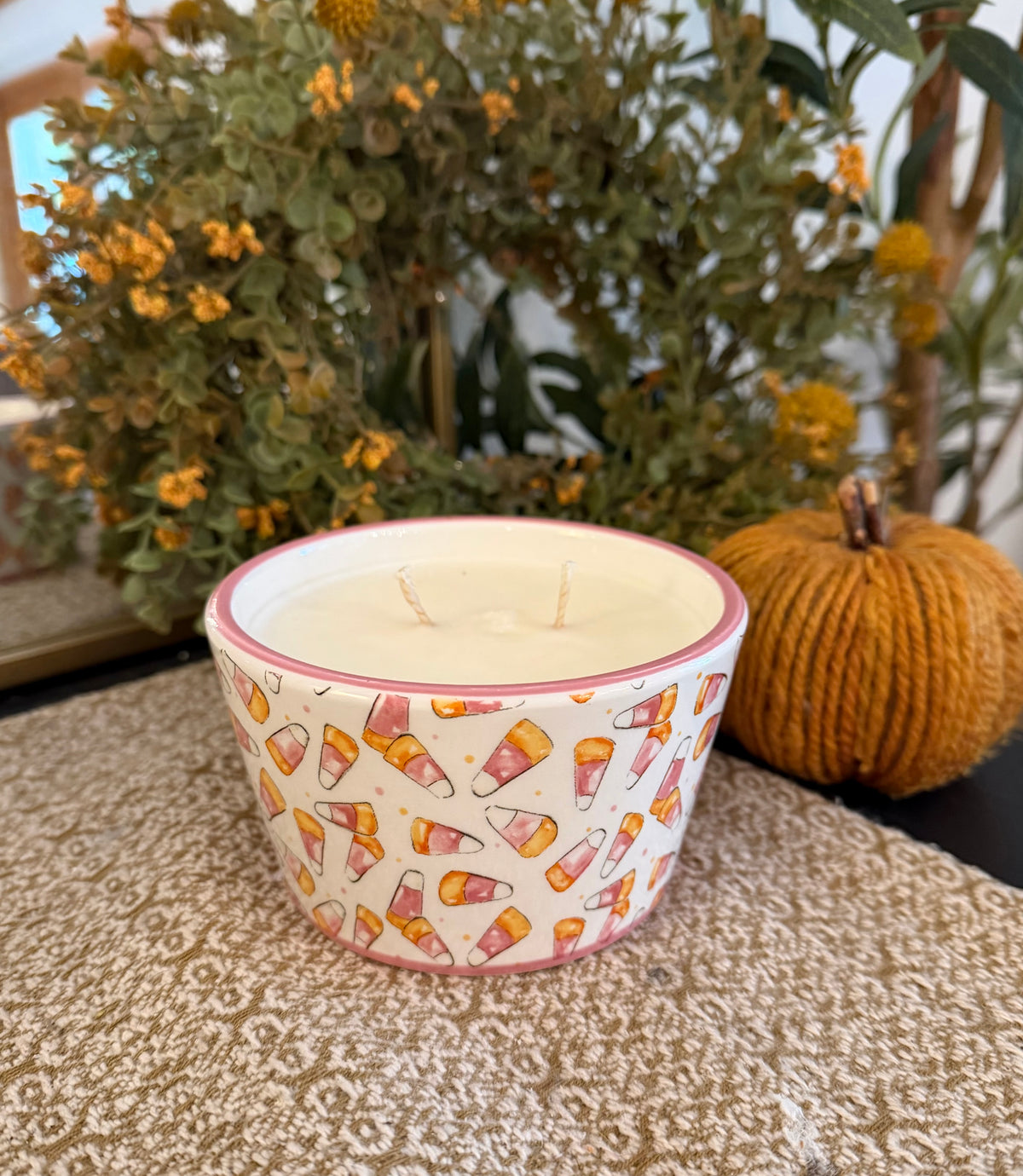 Candy Corn Cutie | Double-Wick Halloween Soy Candle