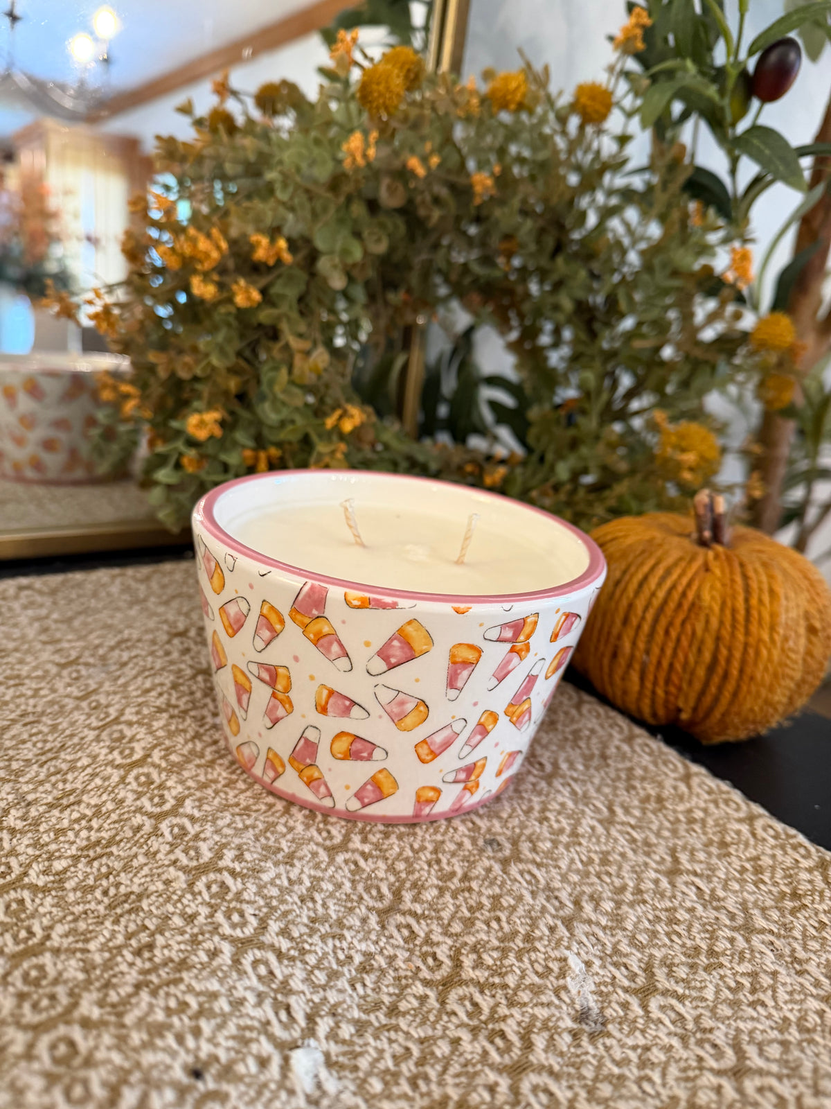 Candy Corn Cutie | Double-Wick Halloween Soy Candle