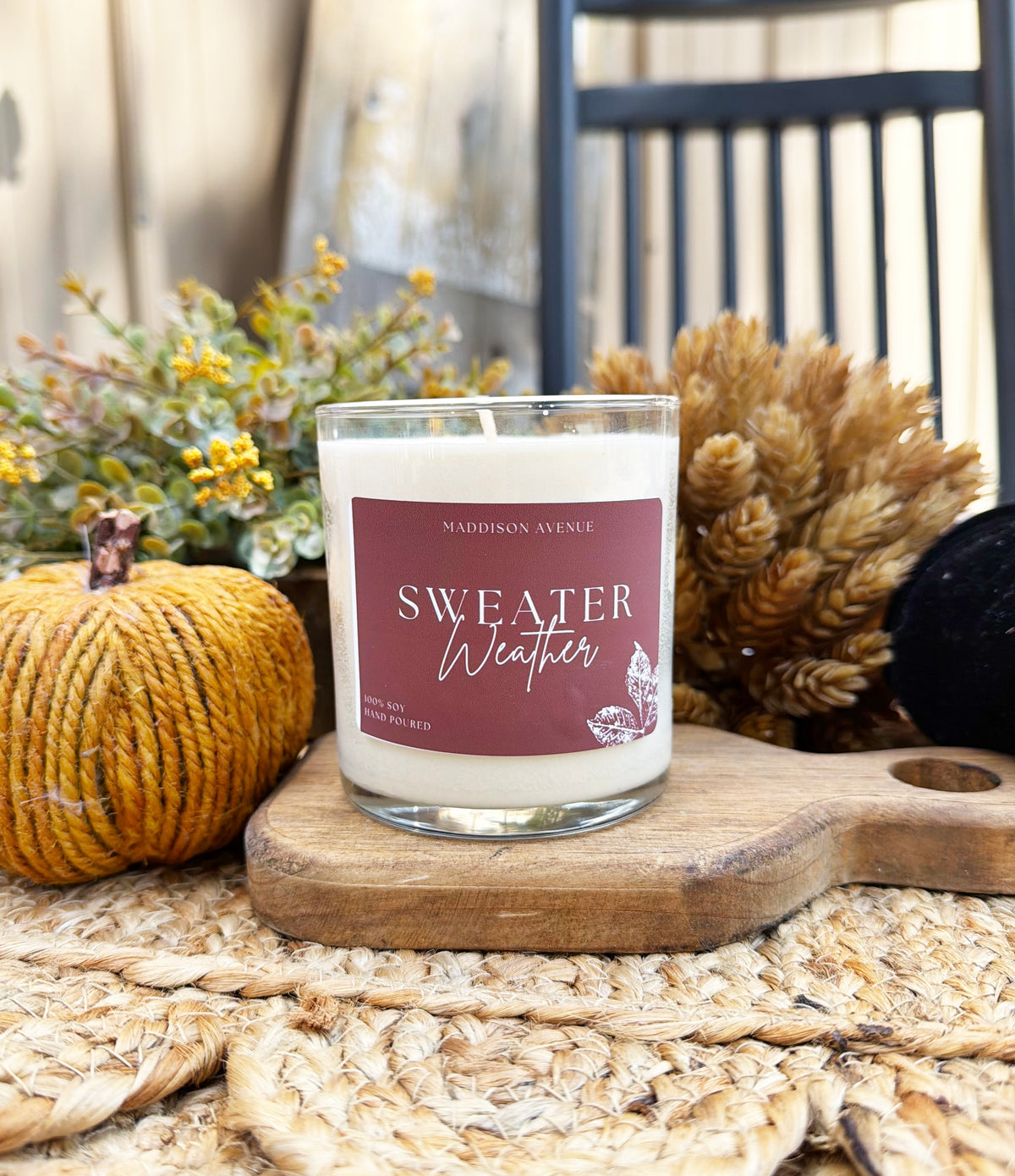 Sweater Weather Candle | Cozy Eucalyptus & Sage Fall Candle