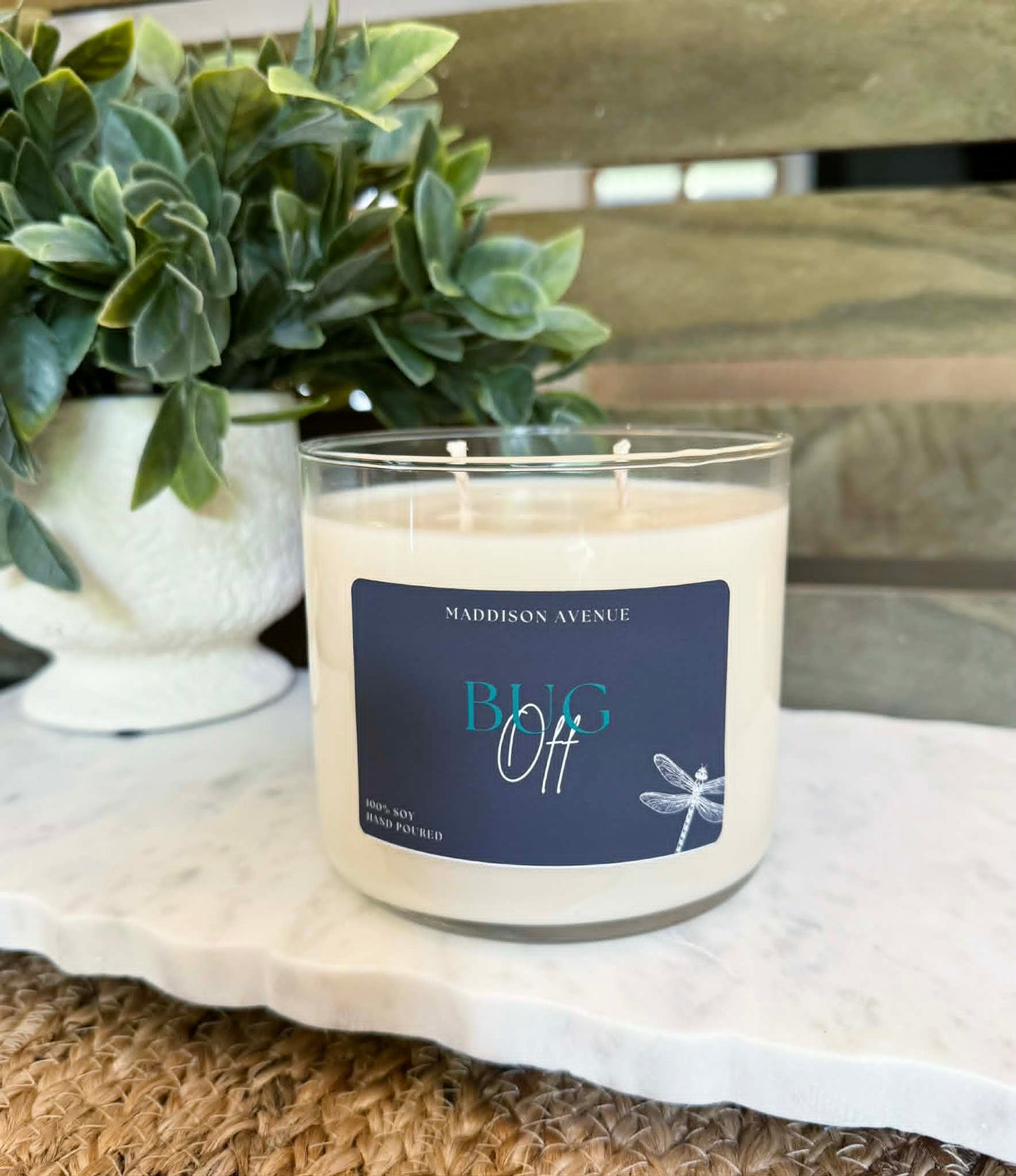 Bug Off Soy Candle | Hand-Poured Outdoor Fresh Candle