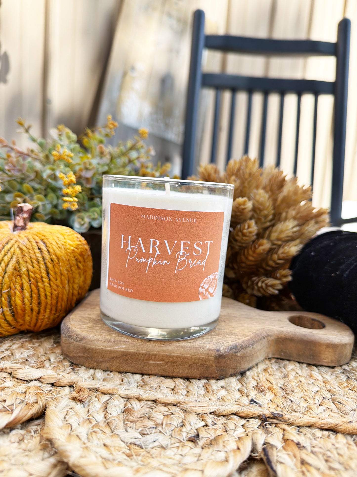 Harvest Pumpkin Bread Candle | Pumpkin Spice Fall Soy Candle