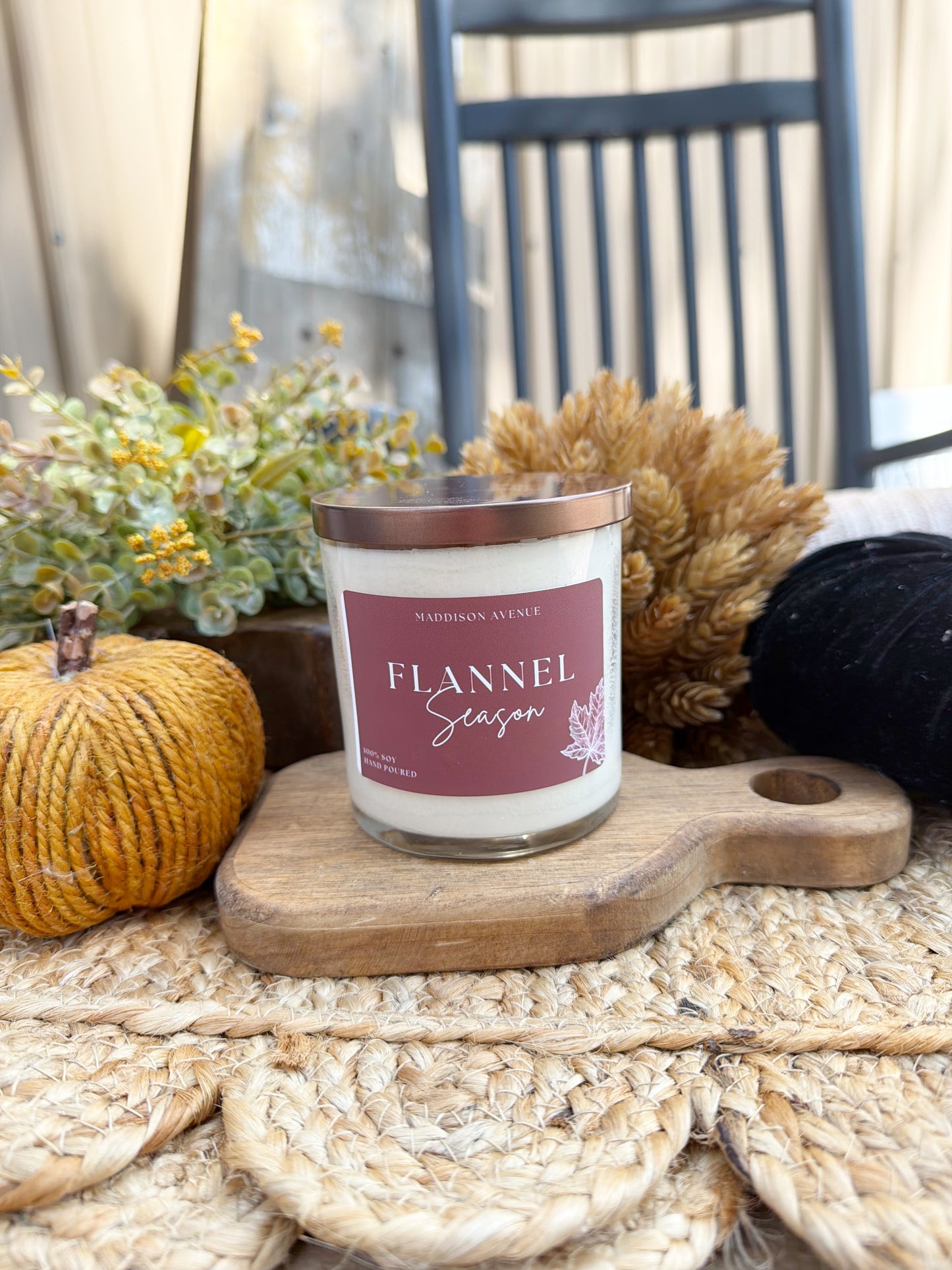 Flannel Season Candle | Cashmere, Lavender & Sandalwood Soy Candle