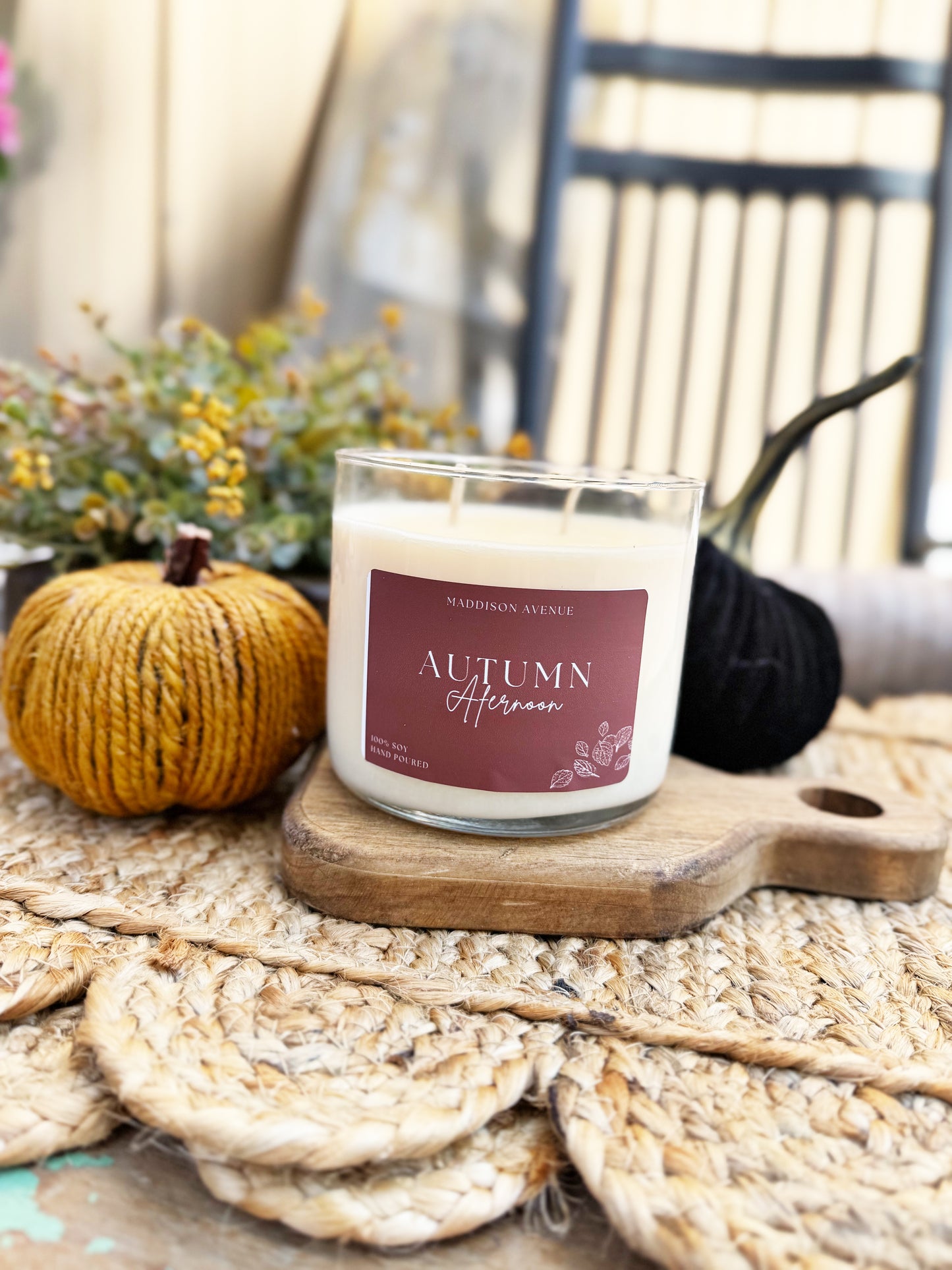 Autumn Afternoon Candle | Maple, Sandalwood & Vanilla Fall Candle