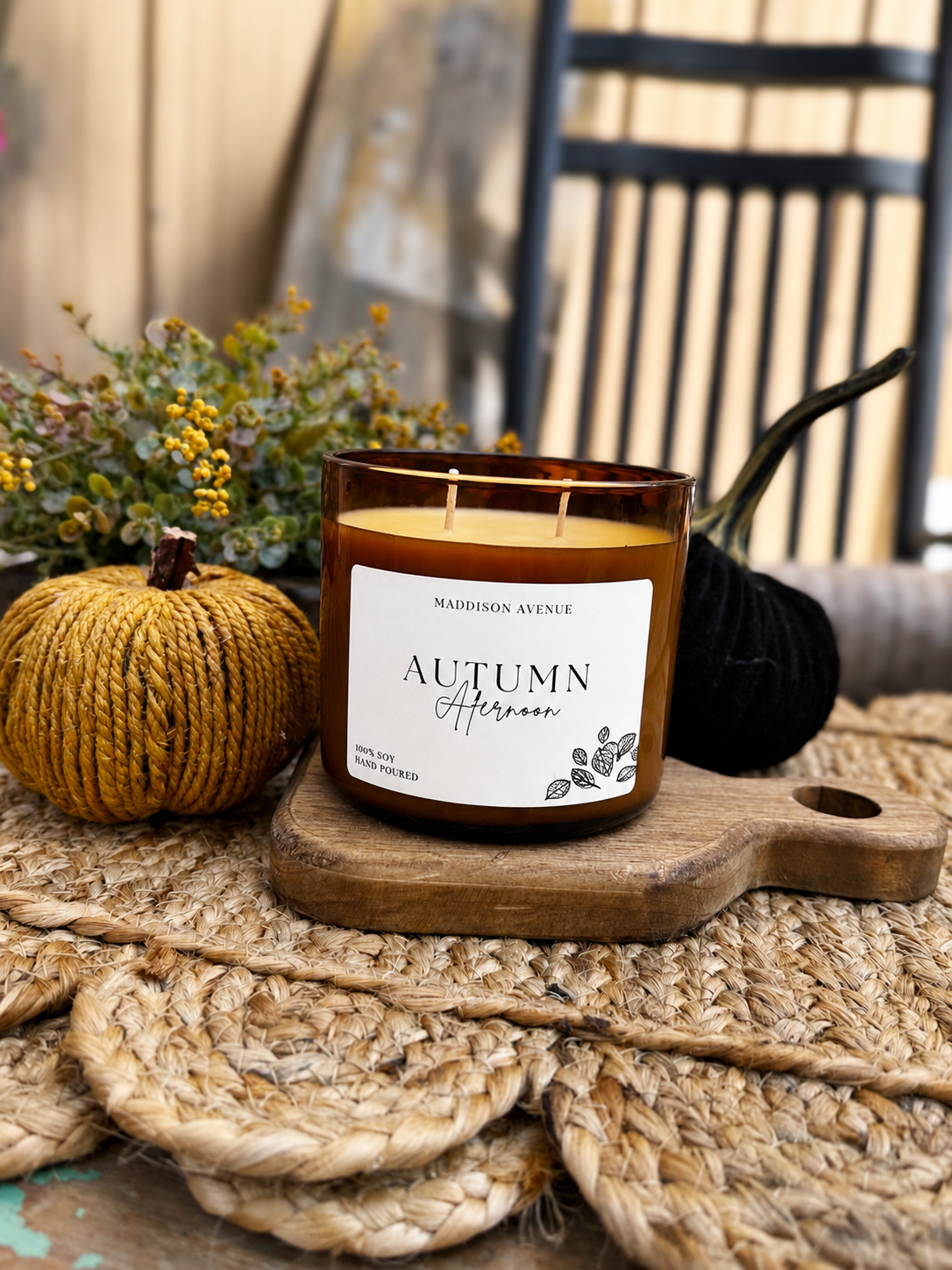 Autumn Afternoon Candle | Maple, Sandalwood & Vanilla Fall Candle