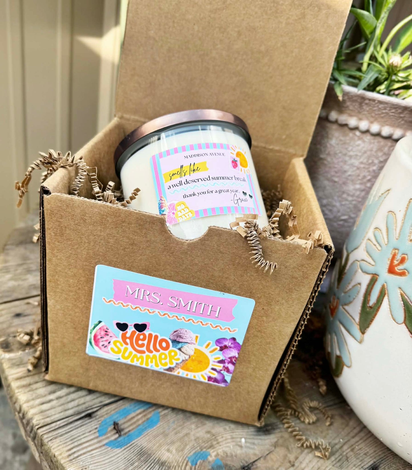 Teacher Appreciation Candle