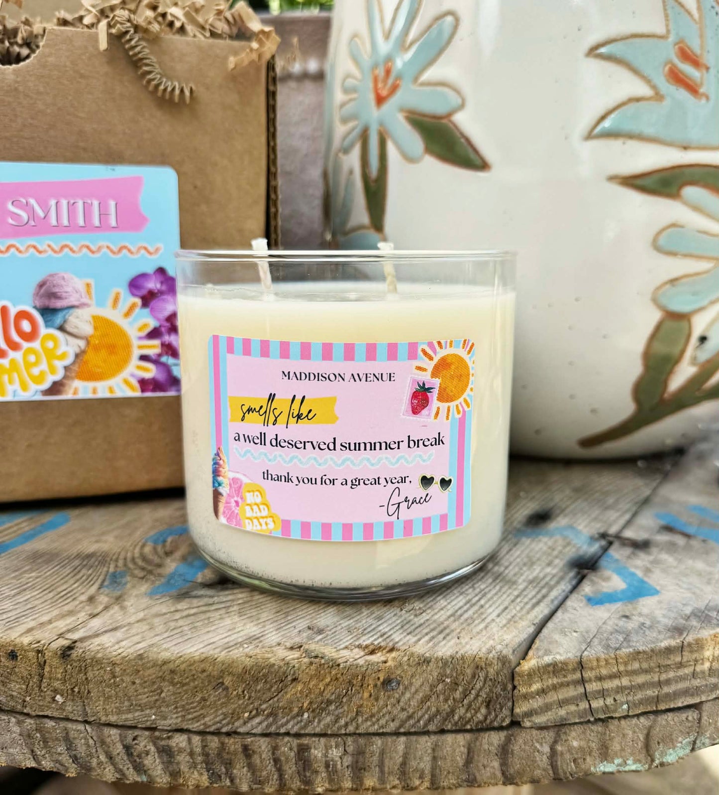 Teacher Appreciation Candle