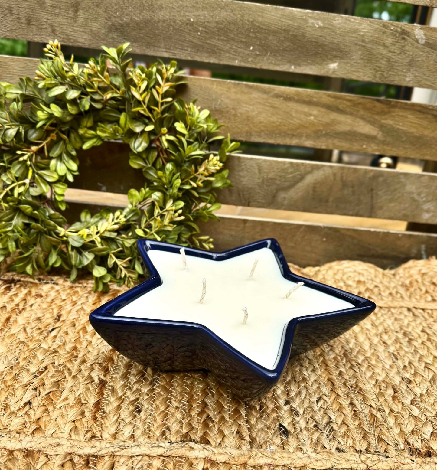Liberty | 60 oz Americana Star Candle | Hand-Poured Soy Candle