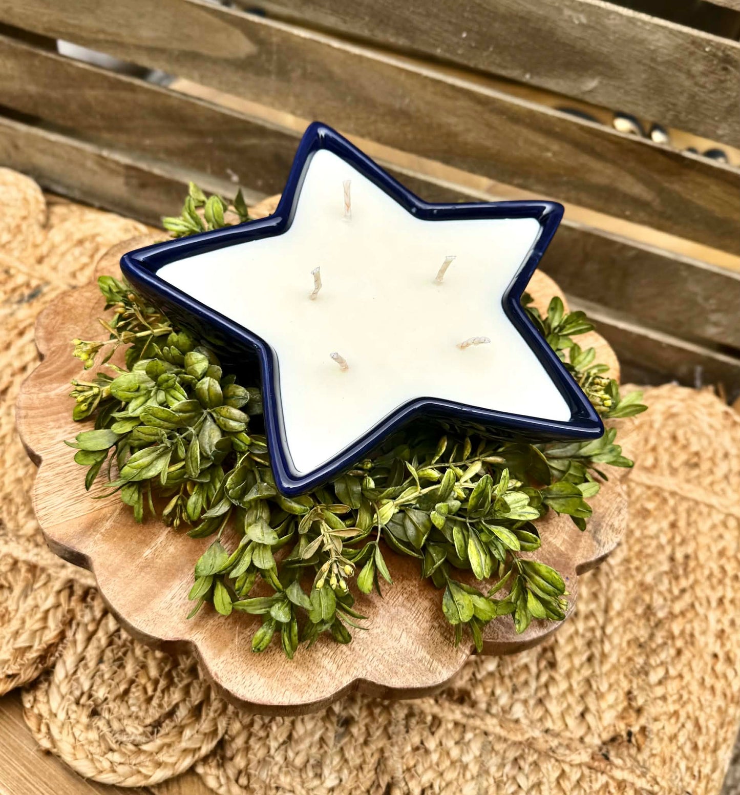 Liberty | 60 oz Americana Star Candle | Hand-Poured Soy Candle