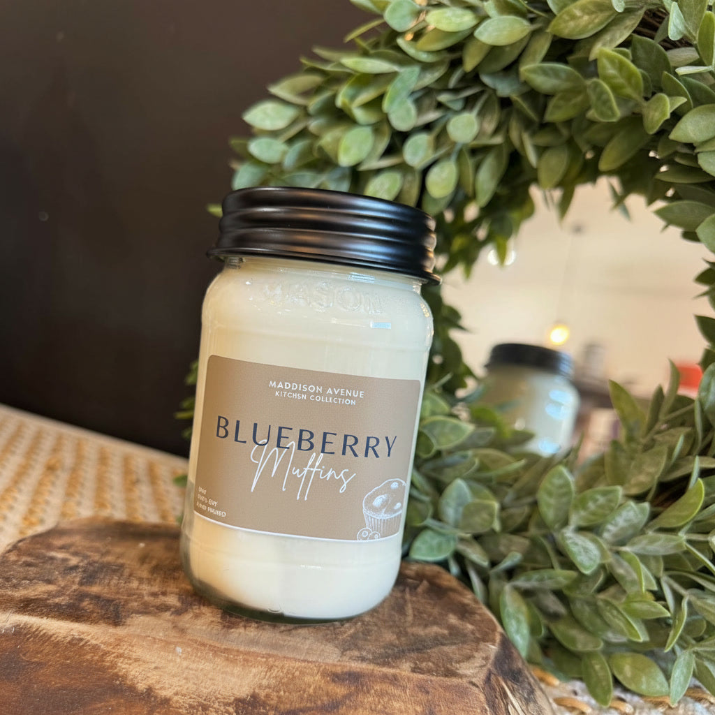 Blueberry Muffins Soy Candle | Hand-Poured Bakery Scented Candle