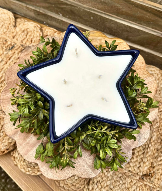 Liberty | 60 oz Americana Star Candle | Hand-Poured Soy Candle