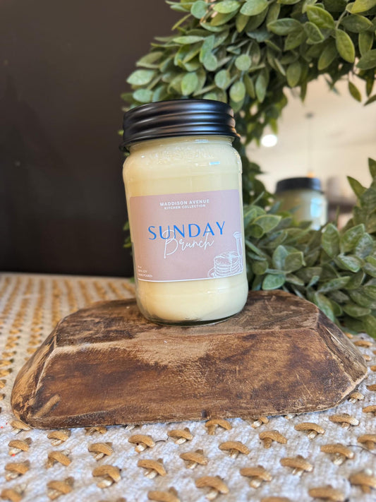 Sunday Brunch Soy Candle | Hand-Poured Bakery & Citrus Candle