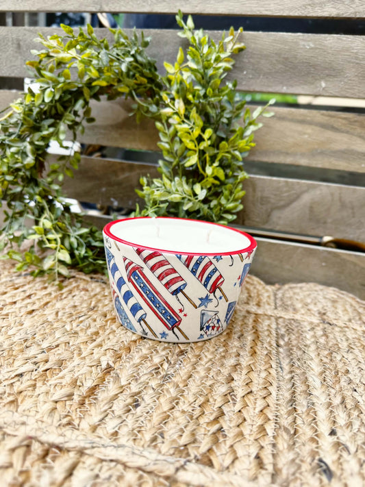 Americana Nights | 16 oz Americana Candle | 2-Wick Hand-Poured Soy Candle