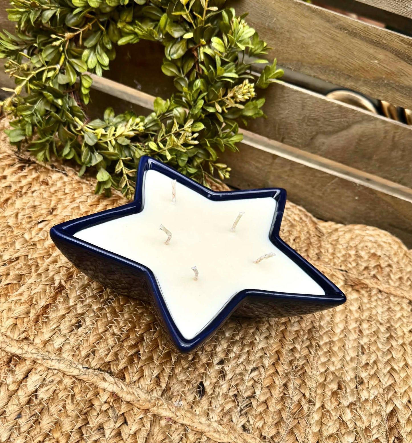 Liberty | 60 oz Americana Star Candle | Hand-Poured Soy Candle