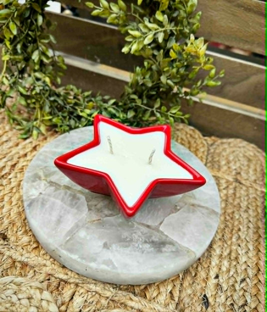 Glory | 15 oz Americana Star Candle | 2-Wick Hand-Poured Soy Candle