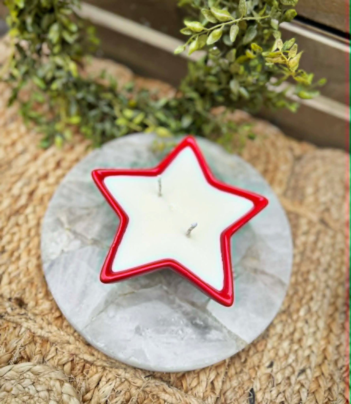 Glory | 15 oz Americana Star Candle | 2-Wick Hand-Poured Soy Candle