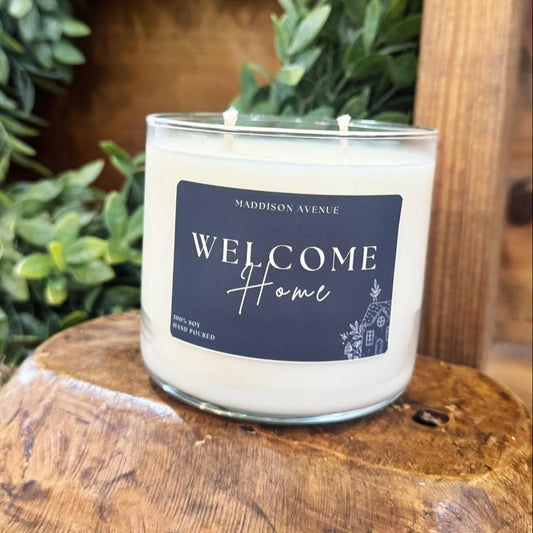 Welcome Home Soy Candle | Hand-Poured Cozy Comfort Candle
