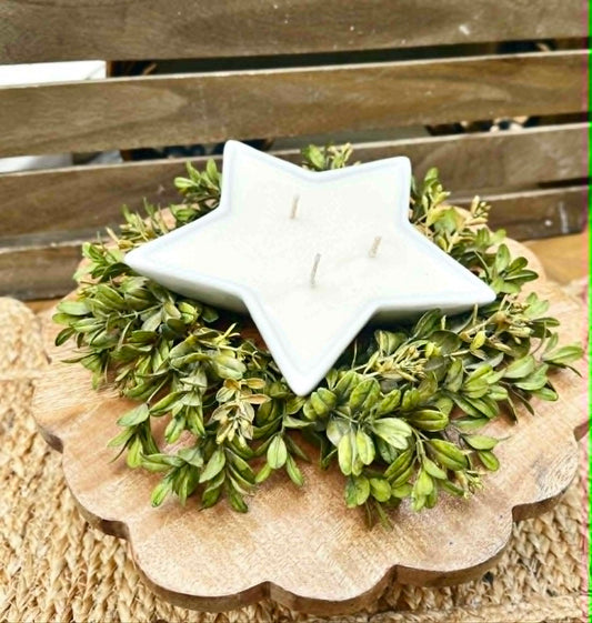 Freedom | 40 oz Americana Star Candle | 3-Wick Hand-Poured Soy Candle